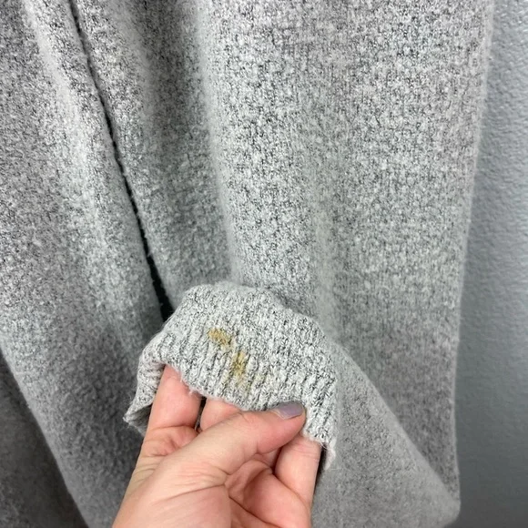 Gabrielle Union New York & Company Grey High Rise Sweater Wide Leg Lounge Pants - Picture 7 of 11